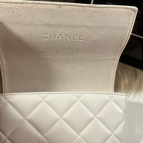 💎Chanel Mirrored Sunglasses with case & lens cloth - EUC, black & silver - Picture 3 of 11